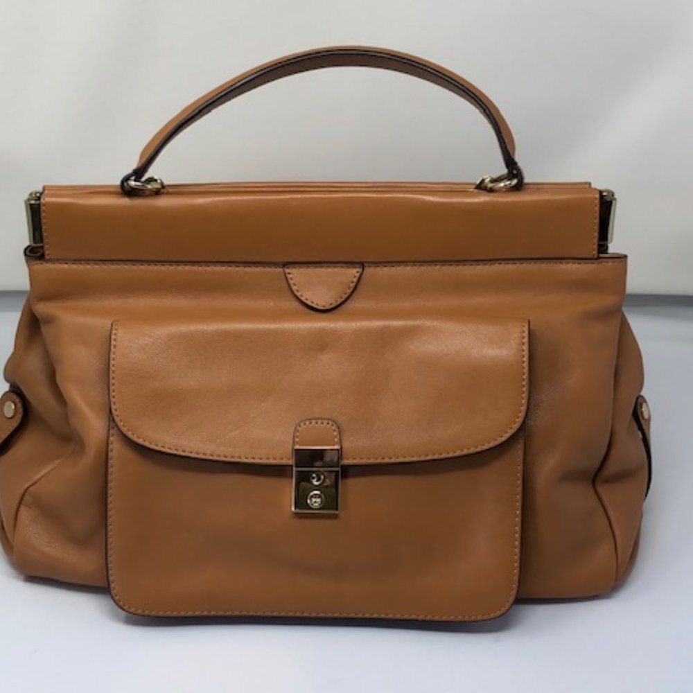 Tory Burch Brown Leather Hand Bag